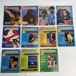 premium channels guide Mini Magazine Movies TV 1986 Star Wars Ghostbusters Stick